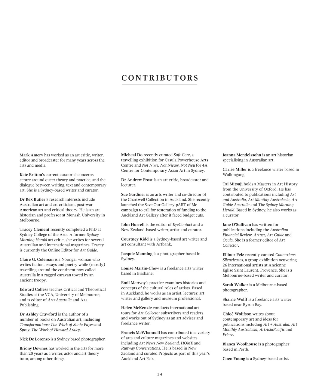 Art Collector Preview Pages