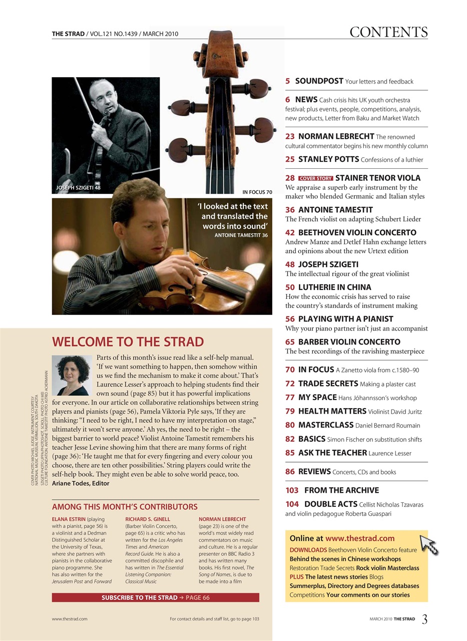 The Strad Preview Pages