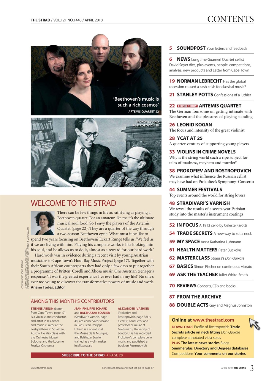 The Strad Preview Pages