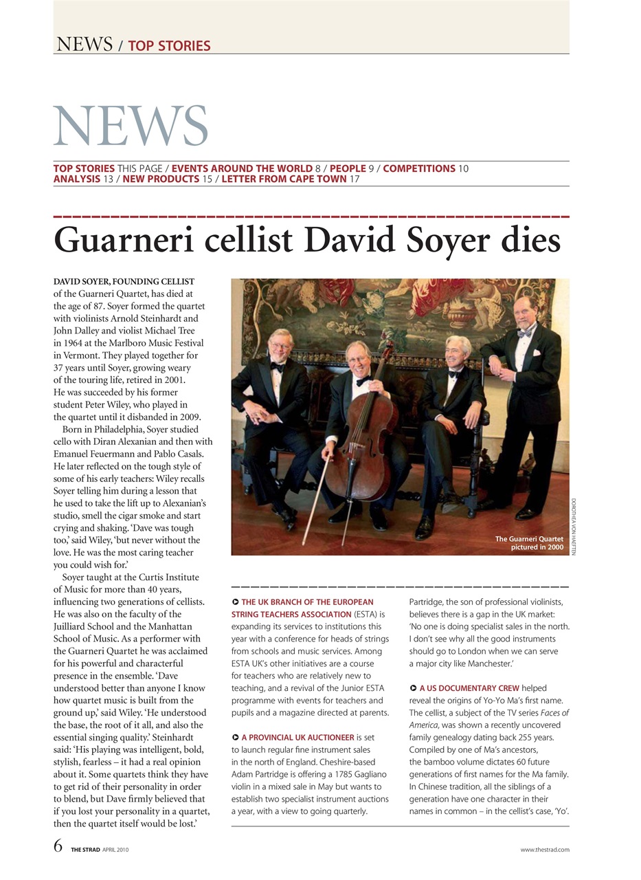 The Strad Preview Pages