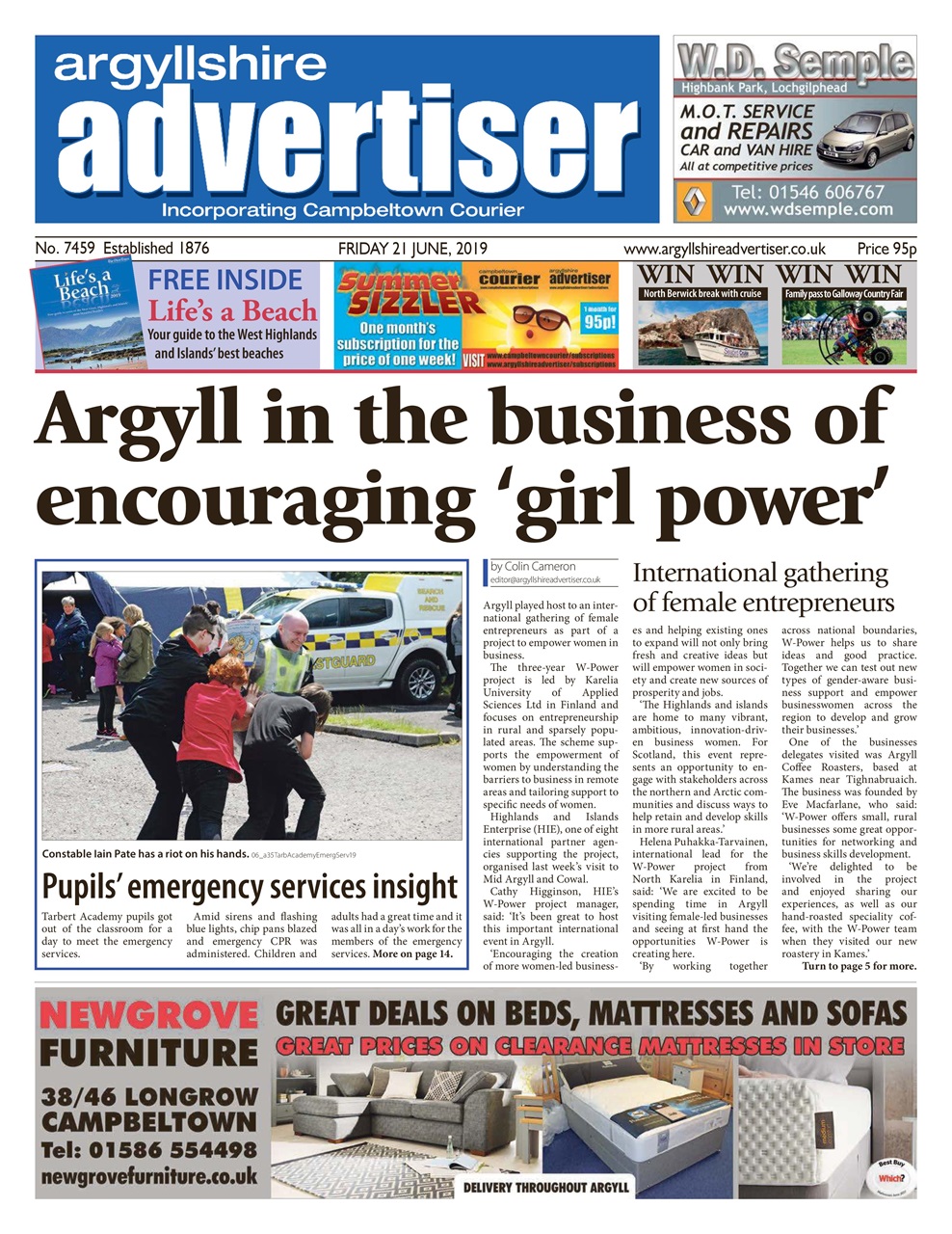 Argyllshire Advertiser Preview Pages