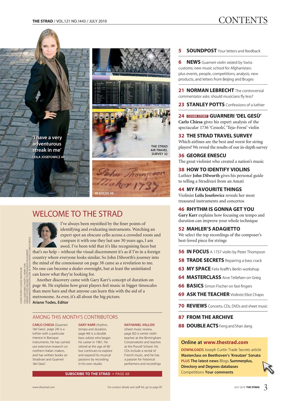 The Strad Preview Pages