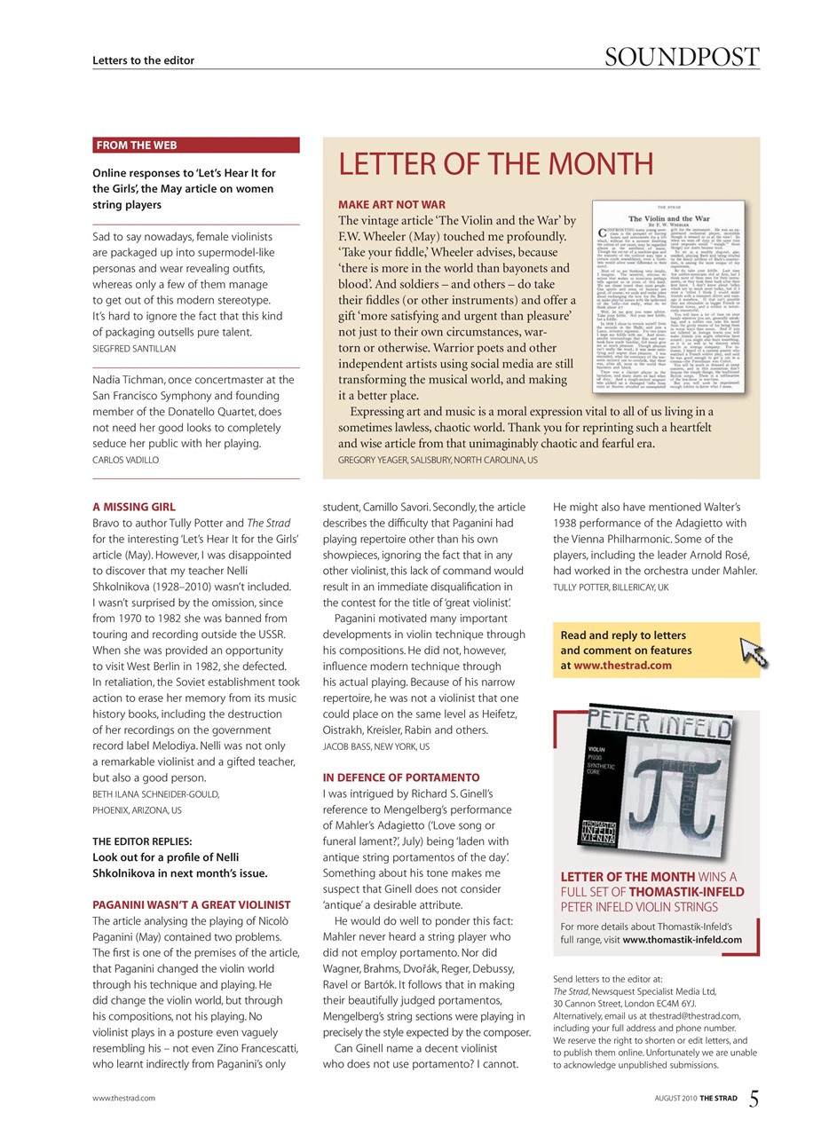 The Strad Preview Pages