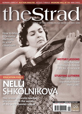 The Strad issue September 2010 issue
