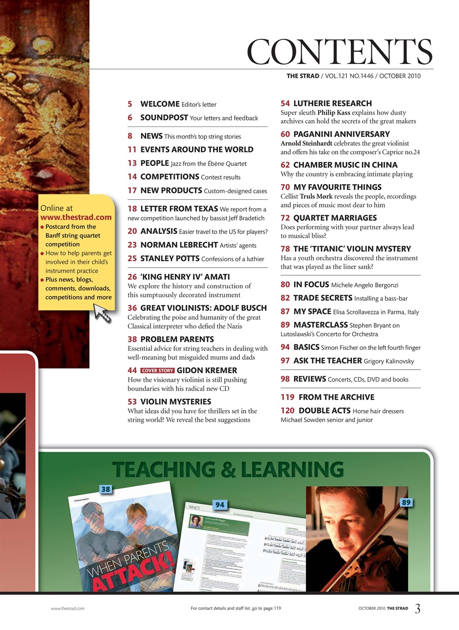 The Strad Preview Pages