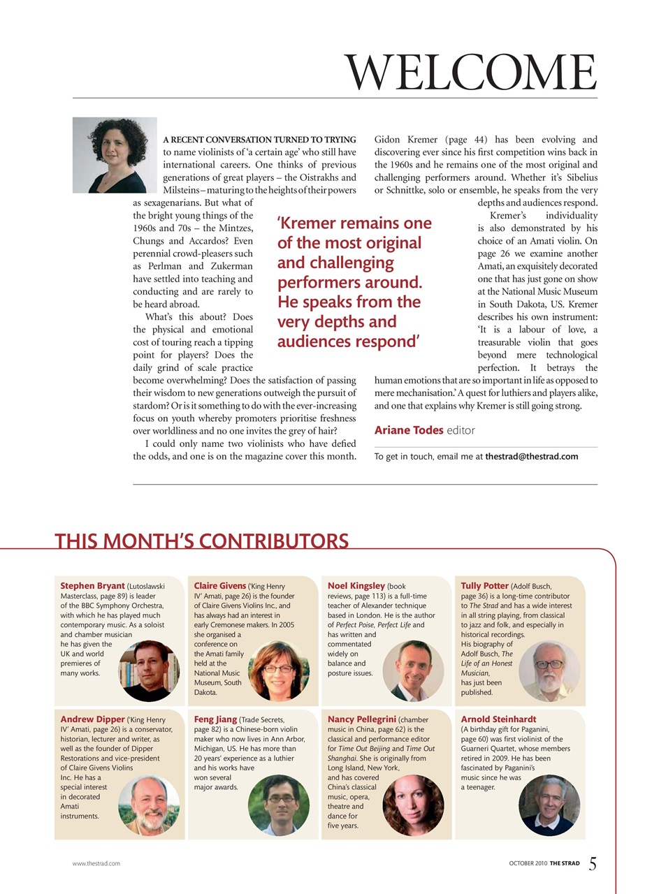 The Strad Preview Pages