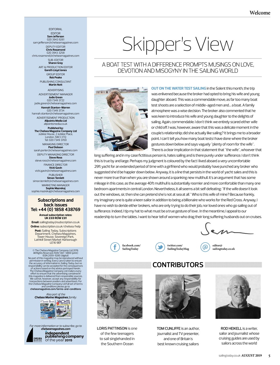 Sailing Today Preview Pages