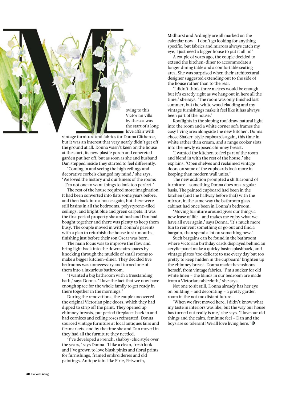Period Living Magazine Preview Pages