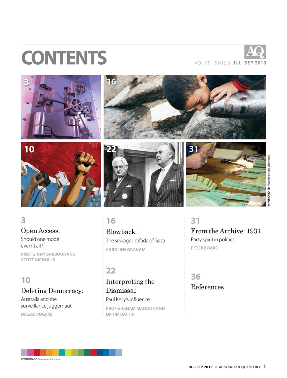 AQ: Australian Quarterly Preview Pages