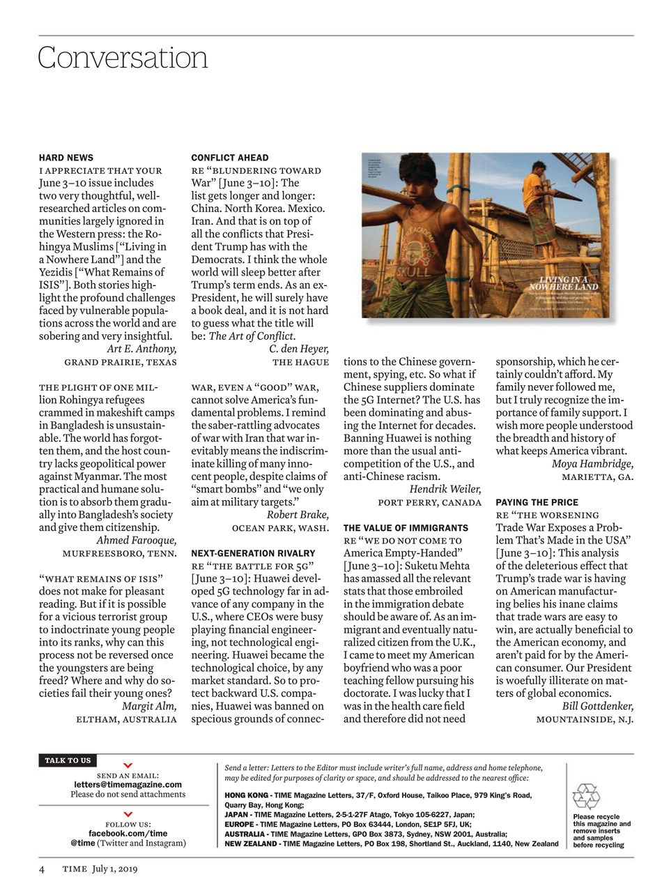 TIME Magazine Europe Preview Pages