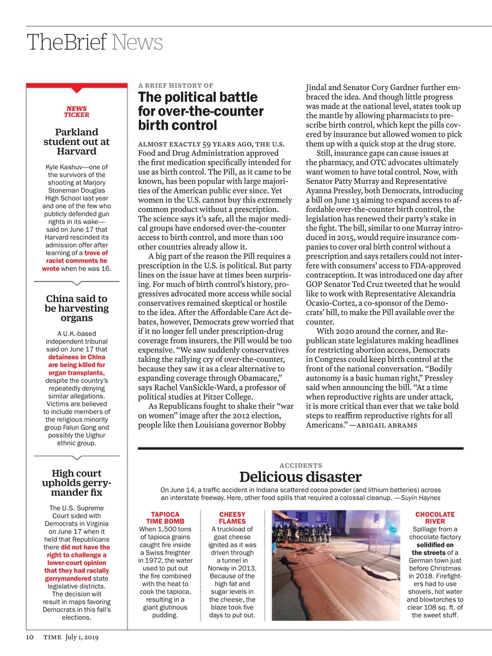 TIME Magazine Europe Preview Pages