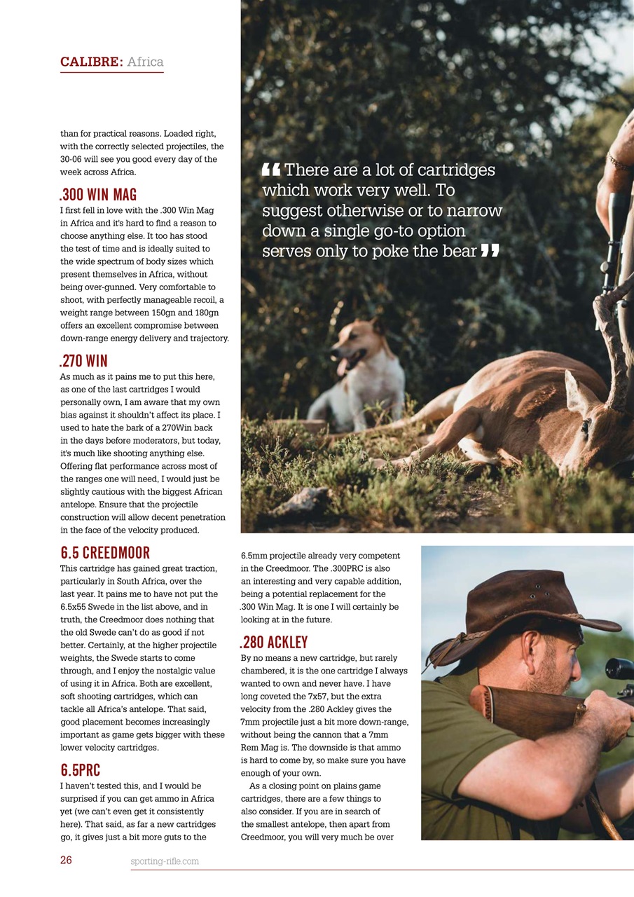 Sporting Rifle Preview Pages
