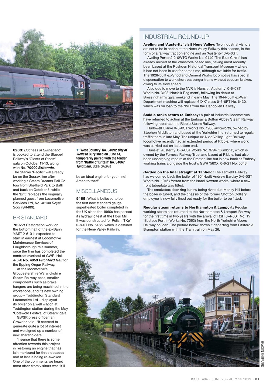 Steam Railway Preview Pages