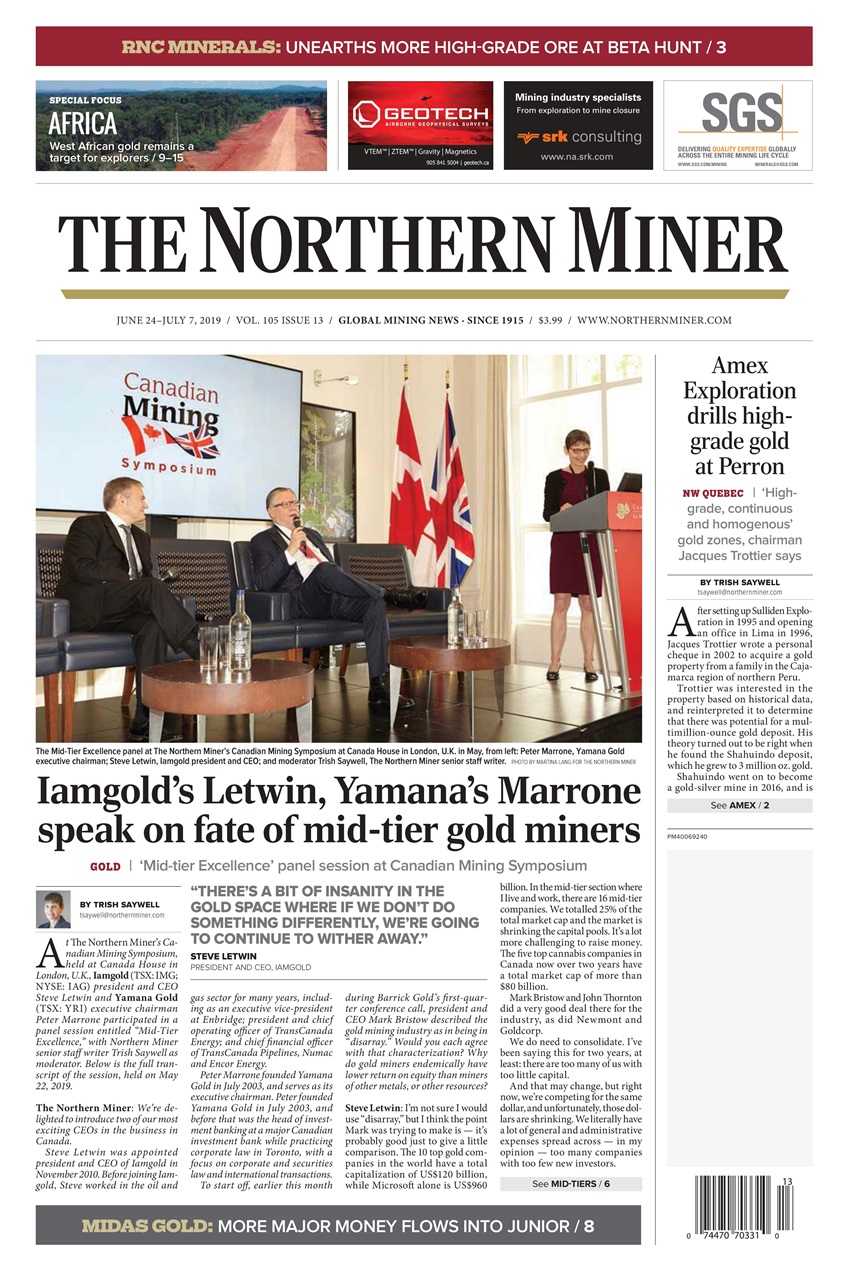 The Northern Miner Preview Pages