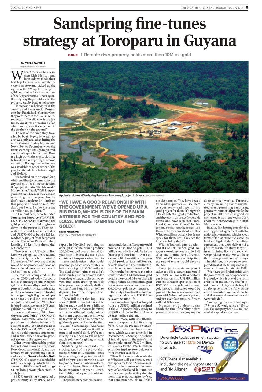 The Northern Miner Preview Pages