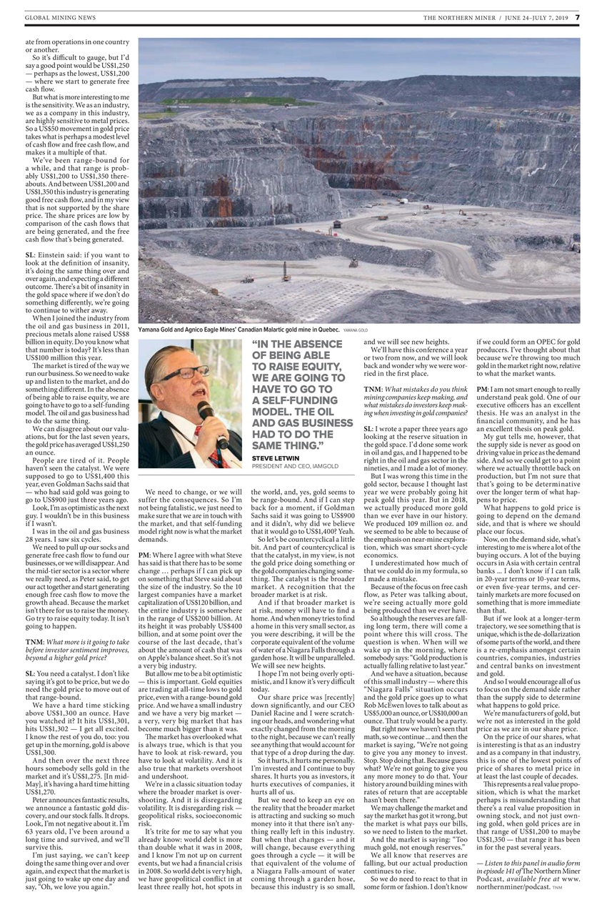 The Northern Miner Preview Pages