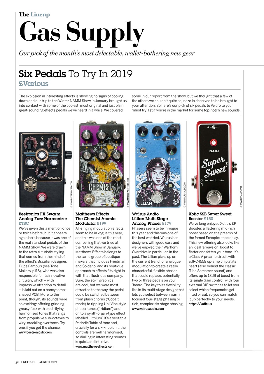 Guitarist Preview Pages