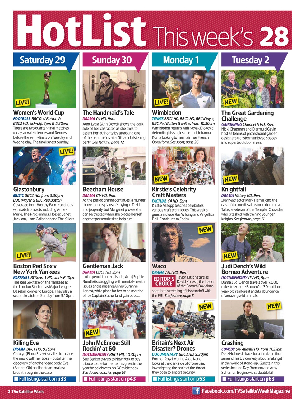 TV & Satellite Week Preview Pages