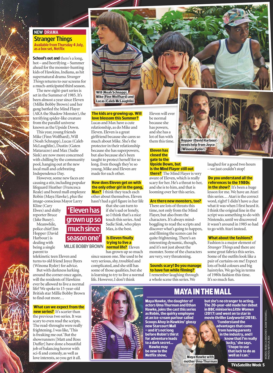 TV & Satellite Week Preview Pages