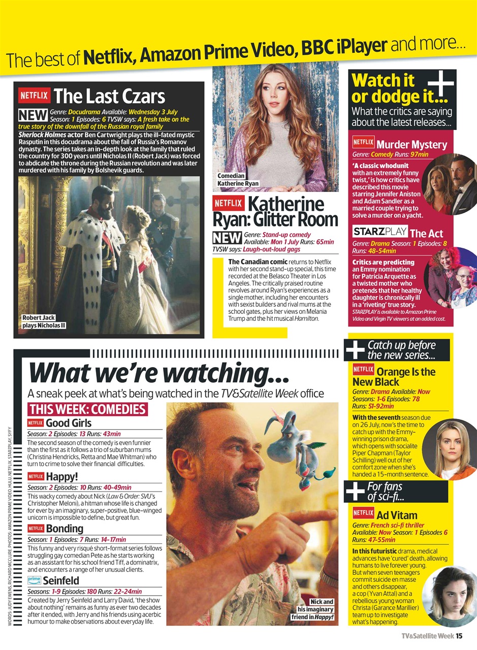 TV & Satellite Week Preview Pages