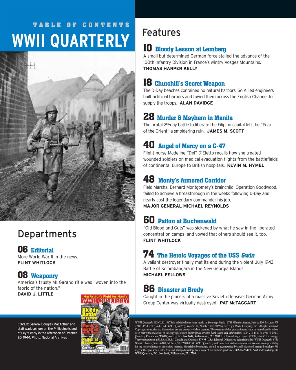 WWII Quarterly Preview Pages