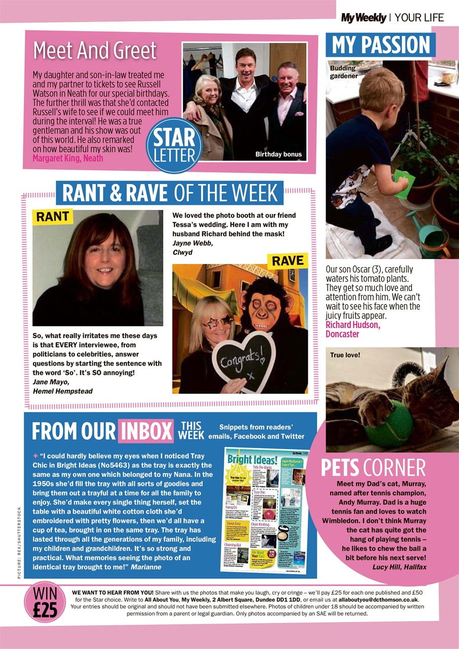 My Weekly Preview Pages