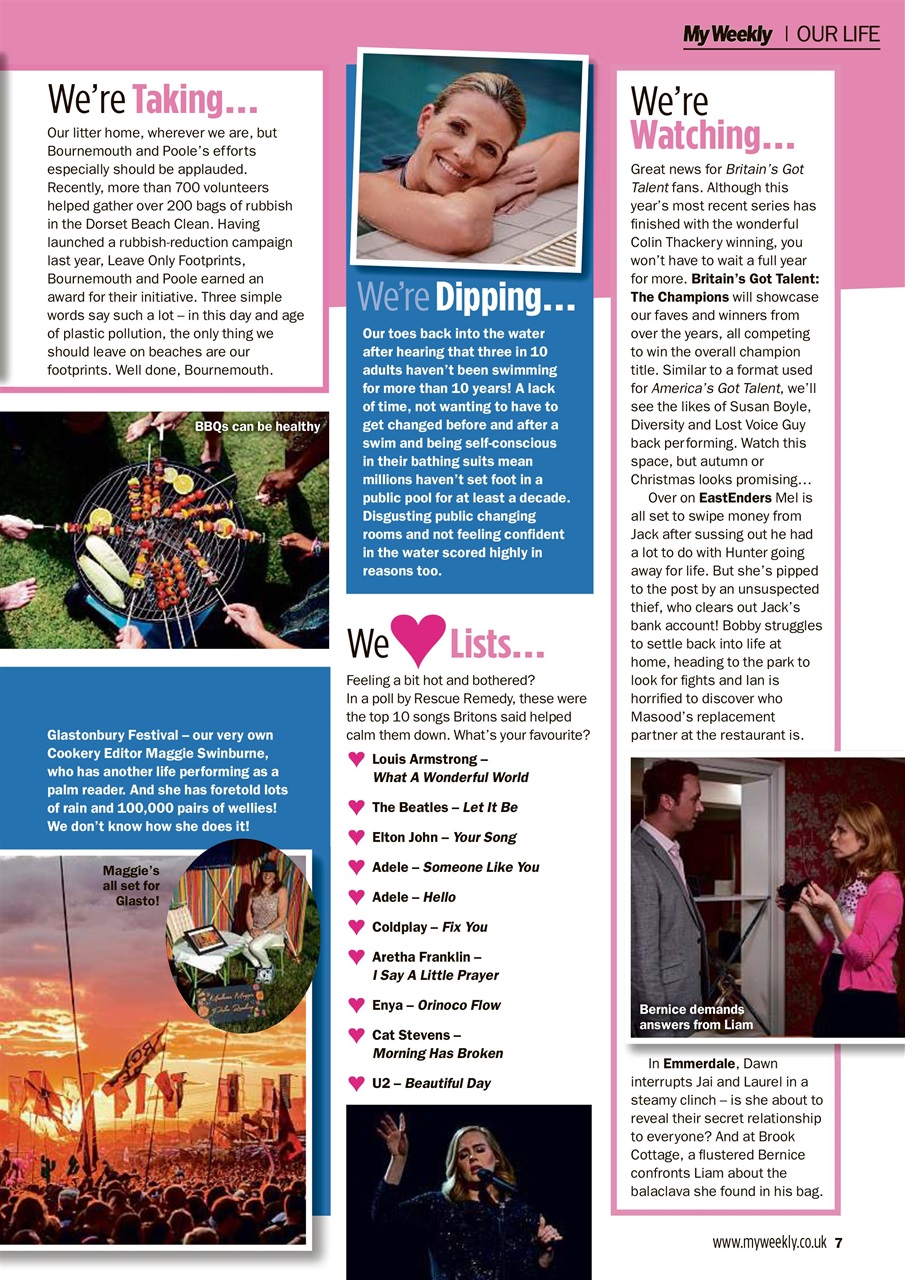 My Weekly Preview Pages