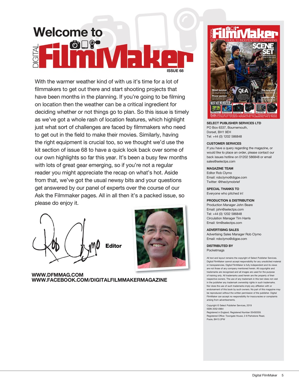 Digital FilmMaker Preview Pages