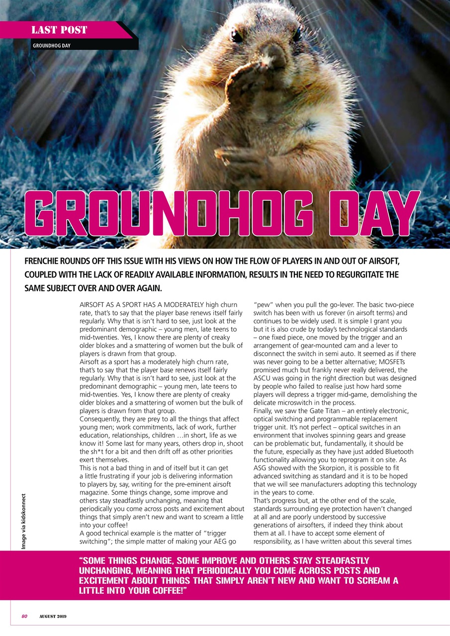 Airsoft Action Preview Pages