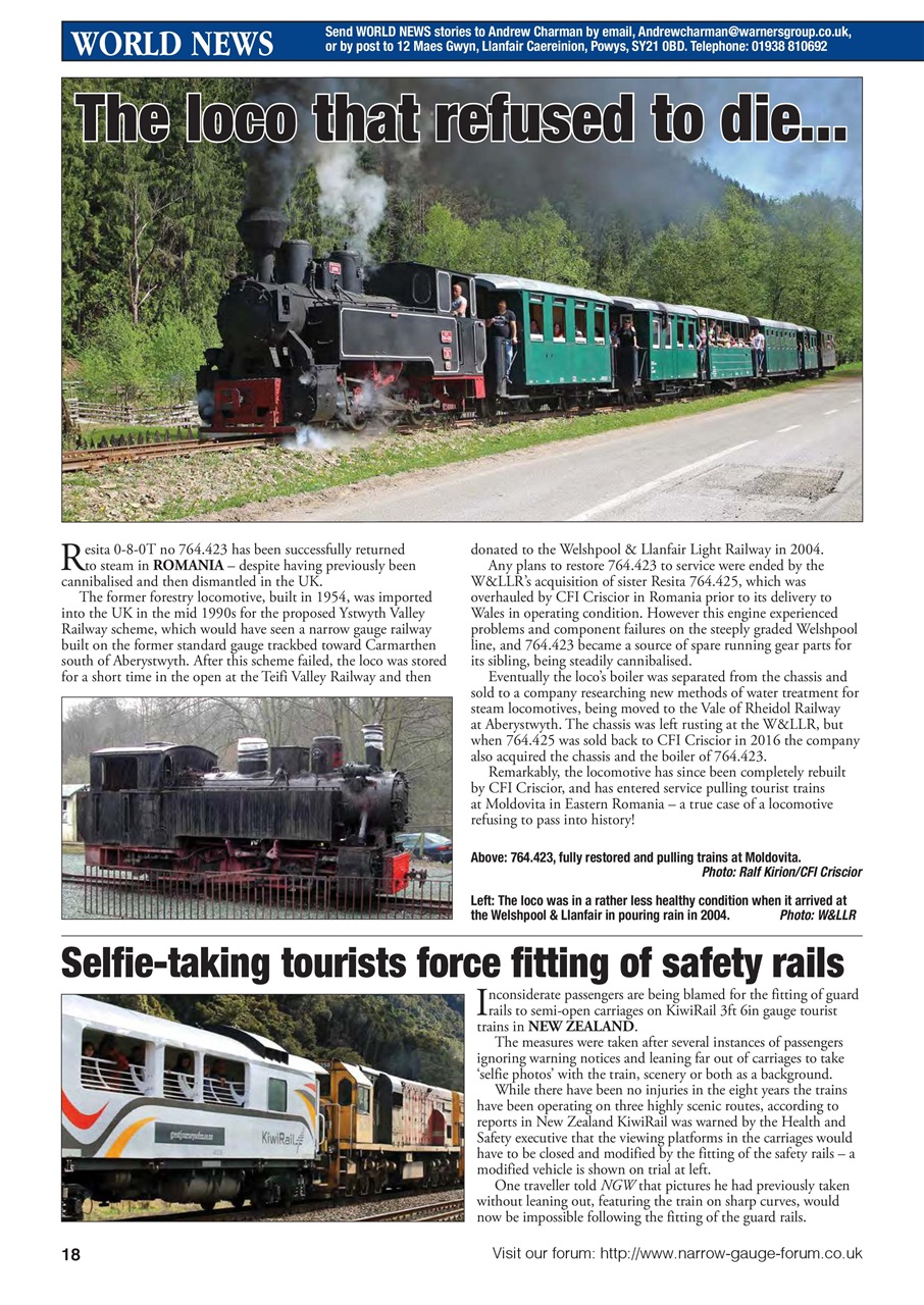 Narrow Gauge World Preview Pages