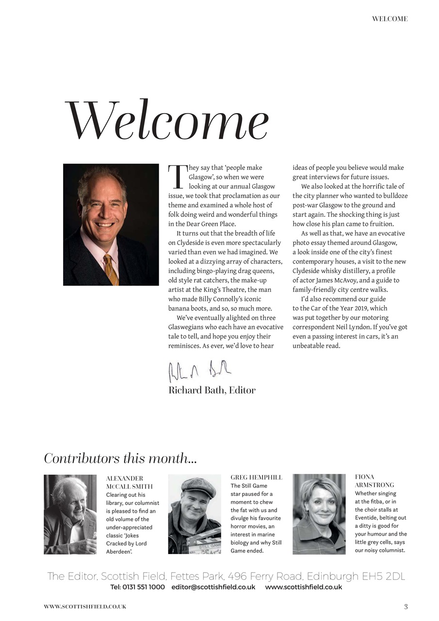 Scottish Field Preview Pages