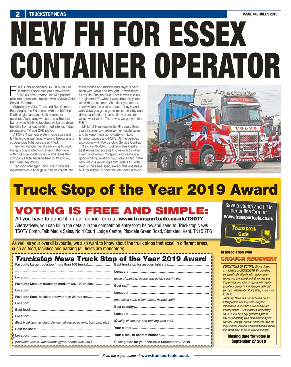 Truckstop News Preview Pages