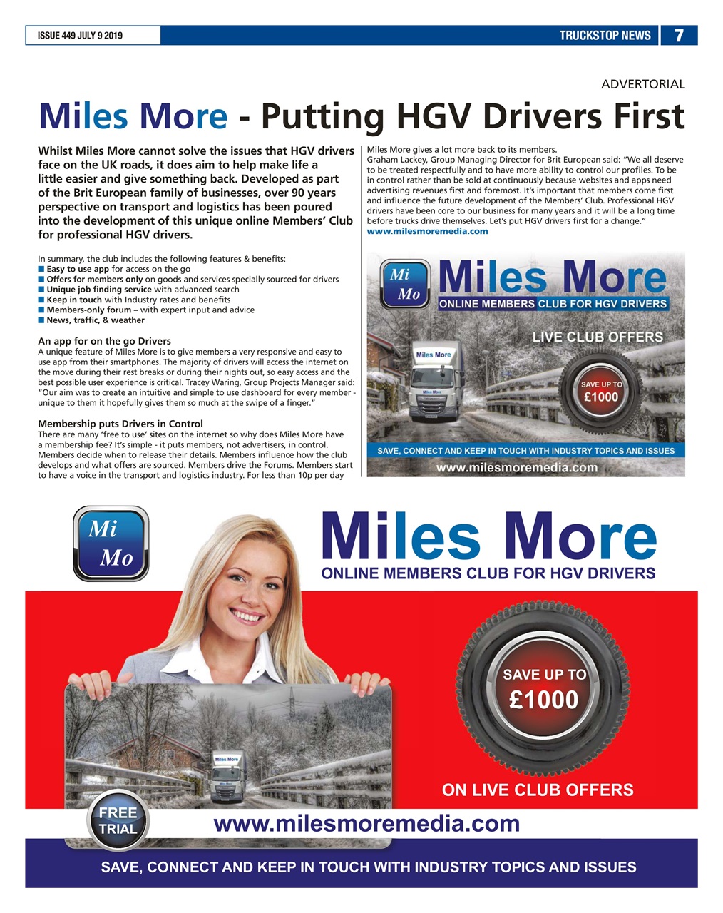 Truckstop News Preview Pages