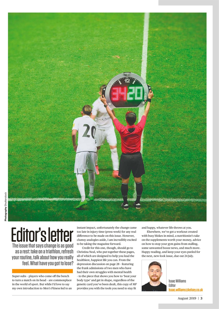 Men's Fitness Preview Pages