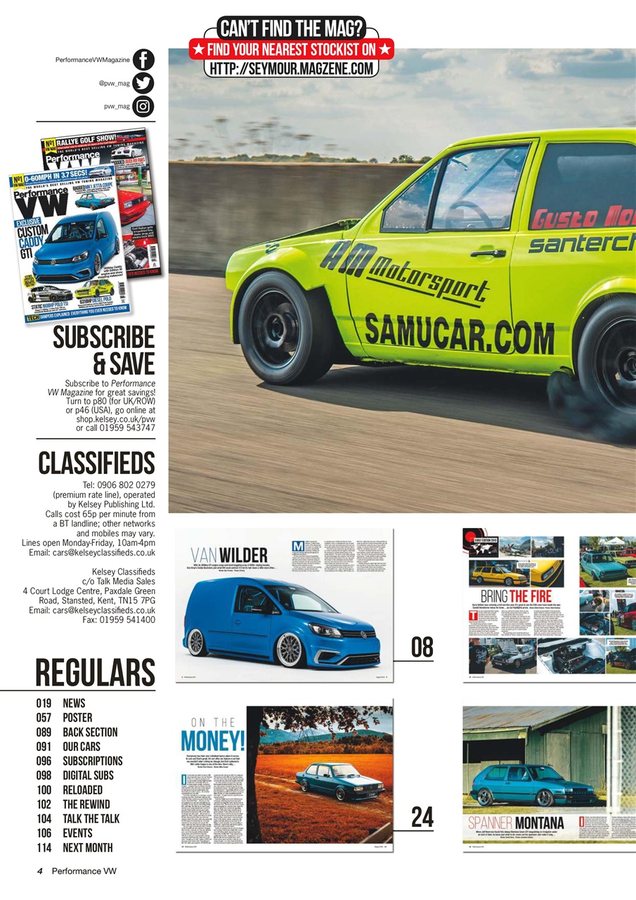 Performance VW Preview Pages