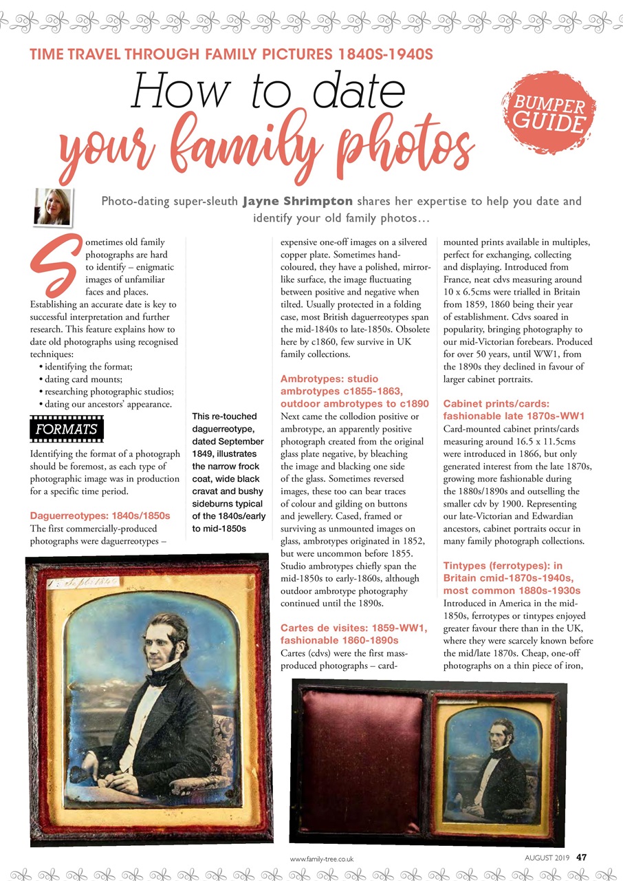 Family Tree Preview Pages