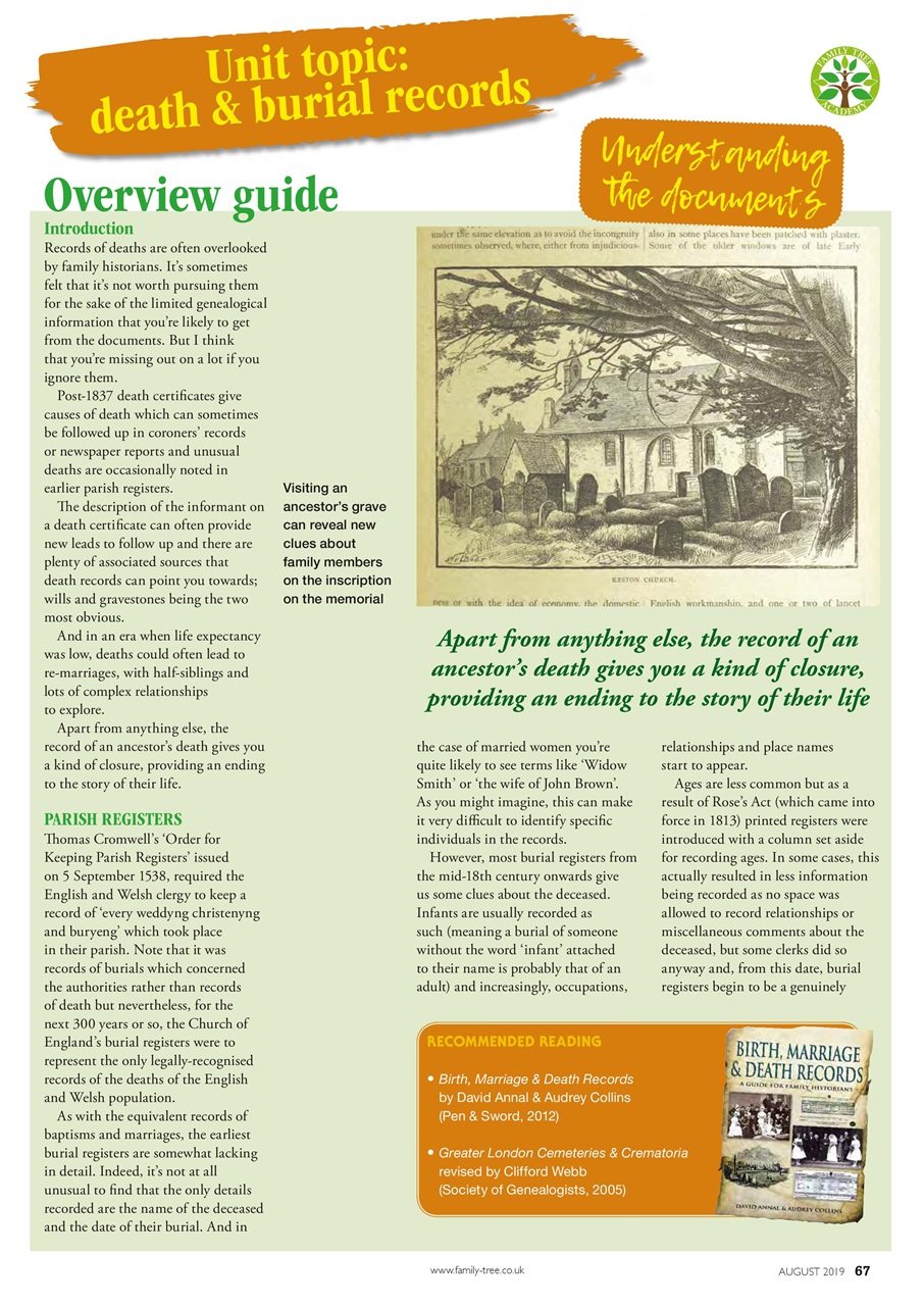 Family Tree Preview Pages