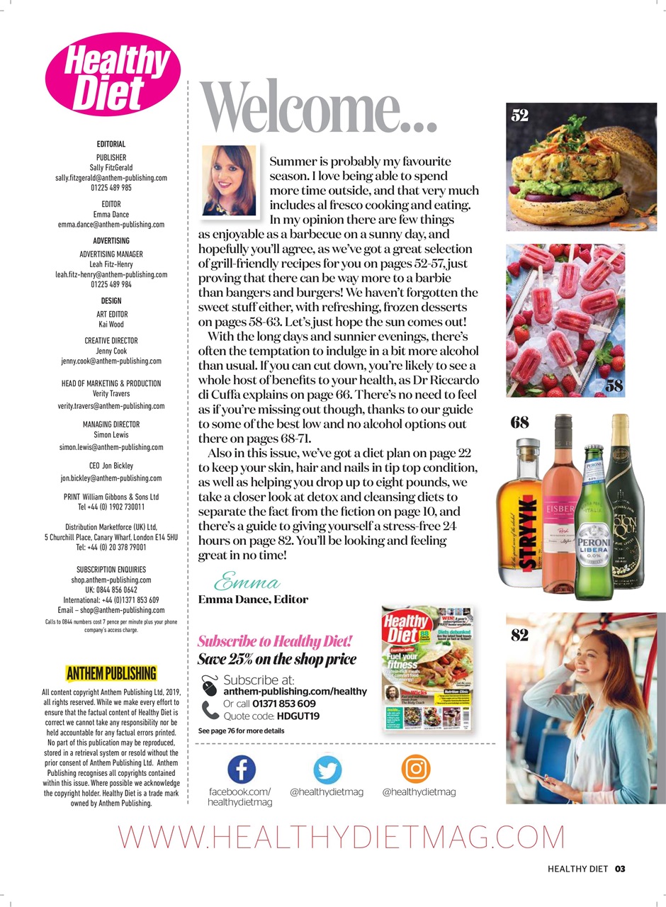 Healthy Diet Preview Pages