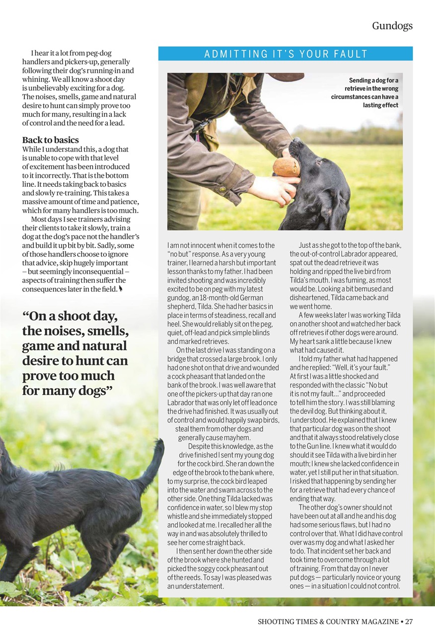 Shooting Times & Country Preview Pages