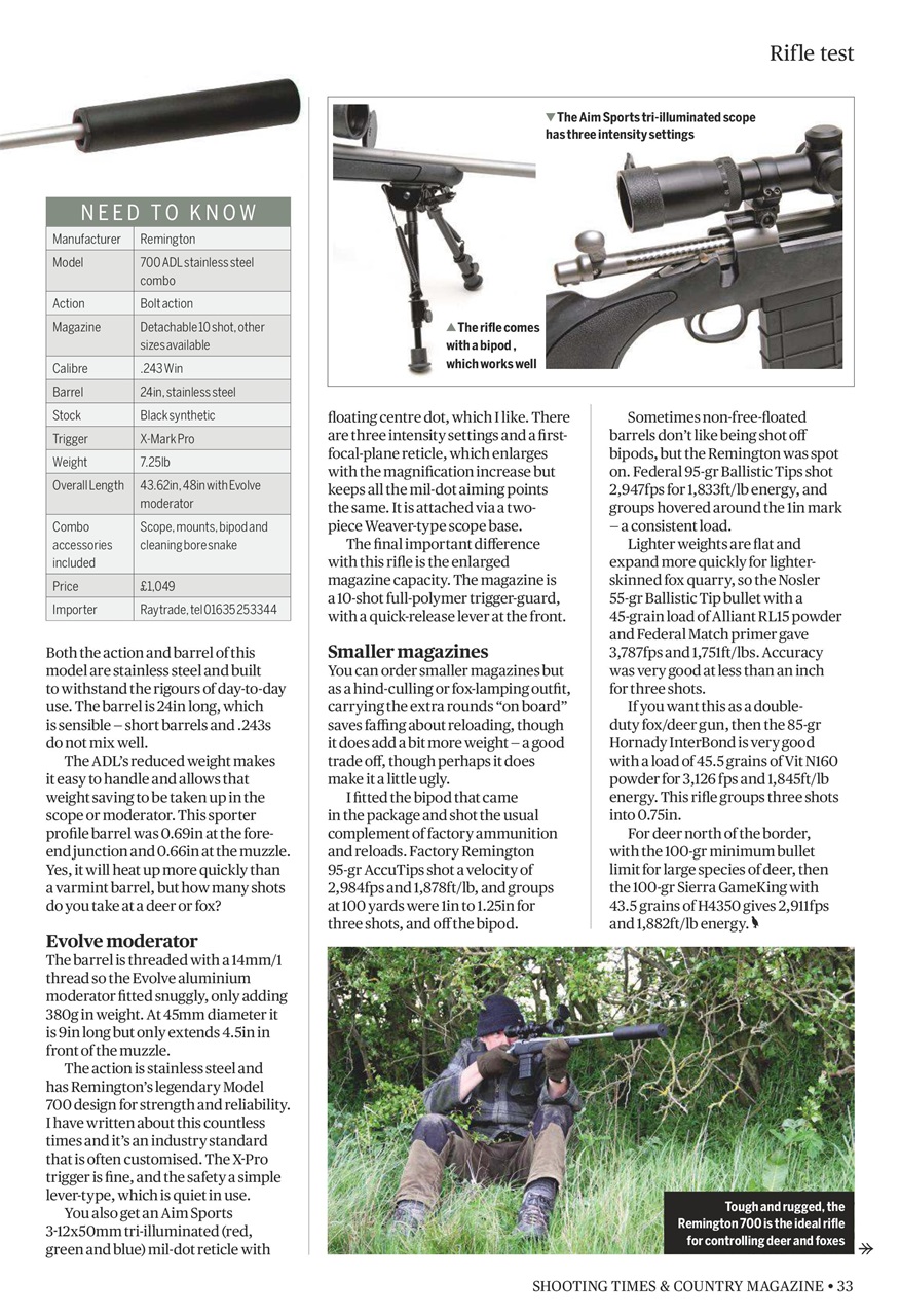 Shooting Times & Country Preview Pages