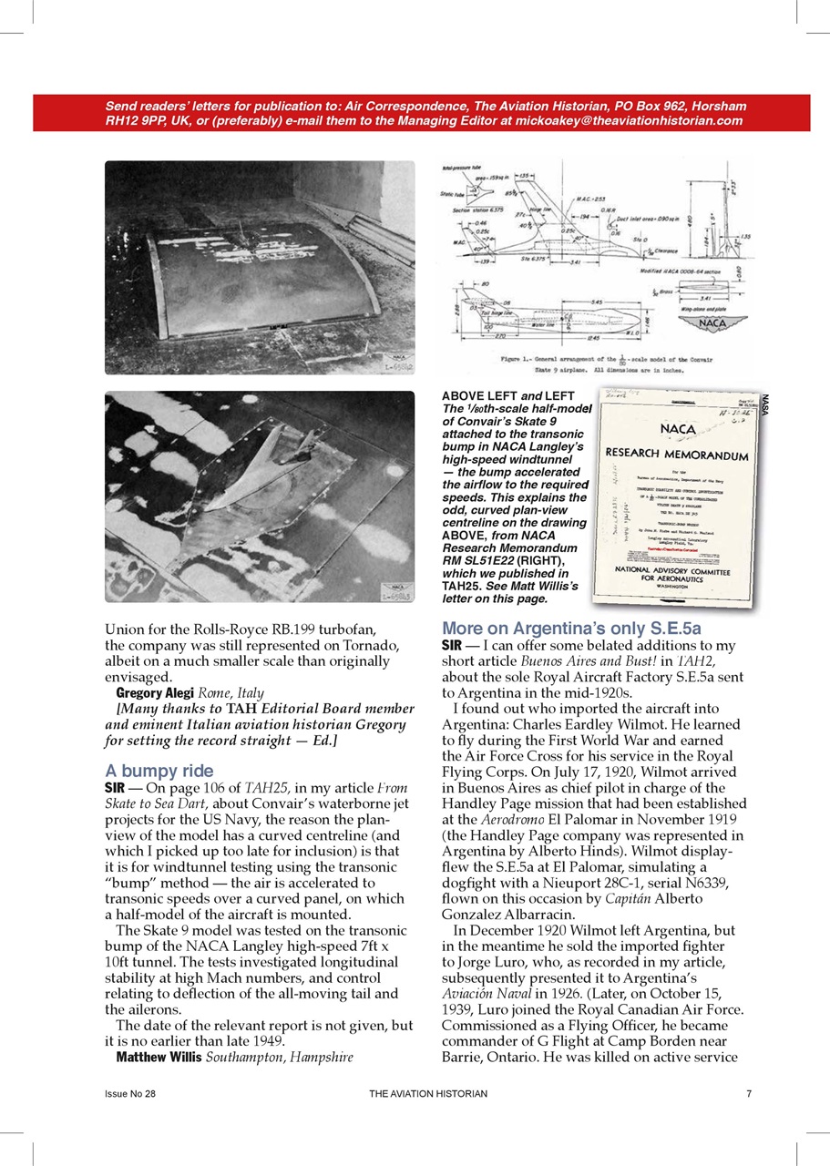 The Aviation Historian Magazine Preview Pages