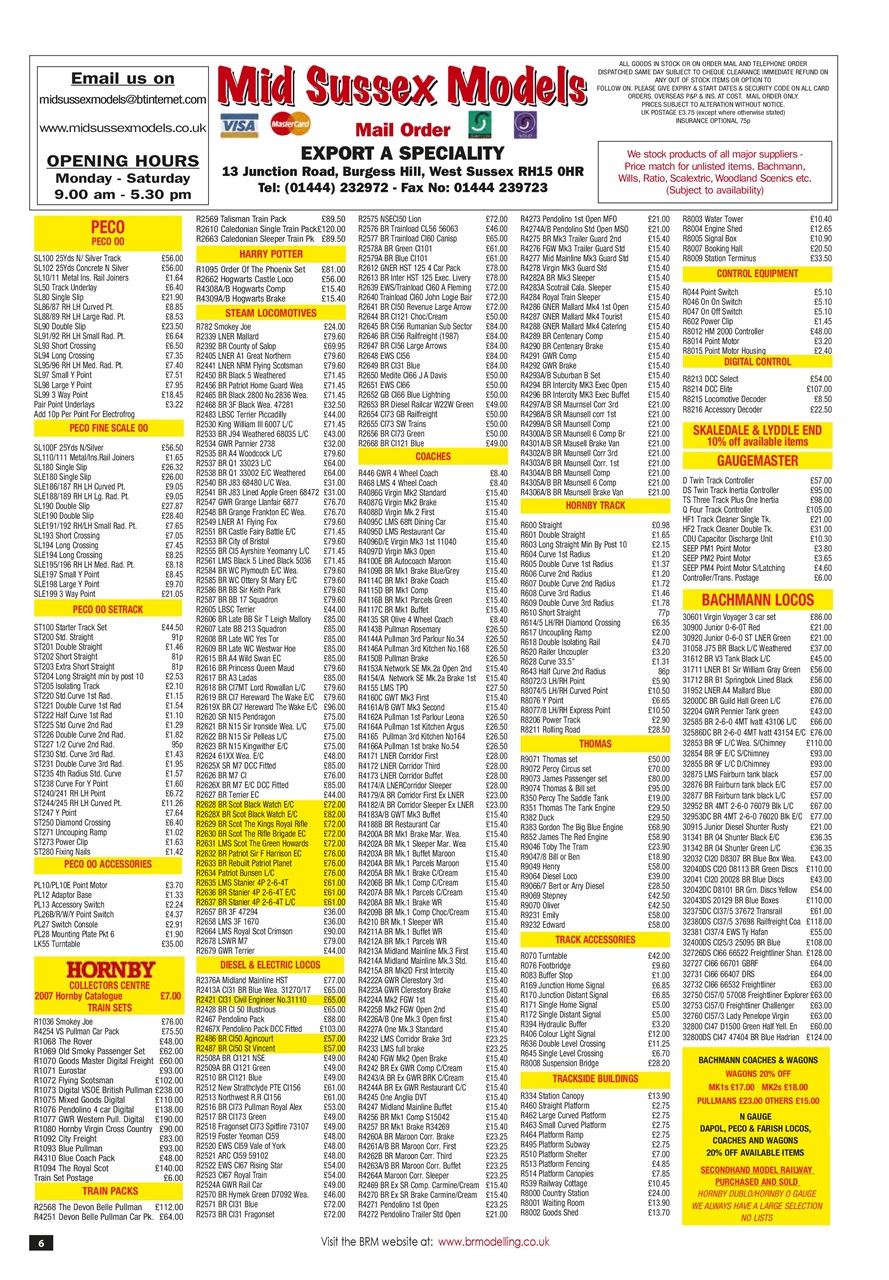 British Railway Modelling (BRM) Preview Pages