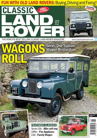Classic Land Rover Magazine issue  August 2019