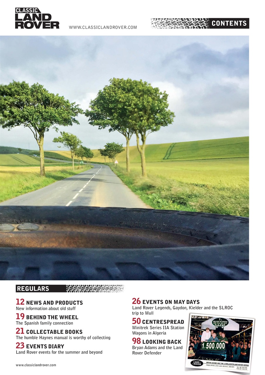 Classic Land Rover Magazine Preview Pages