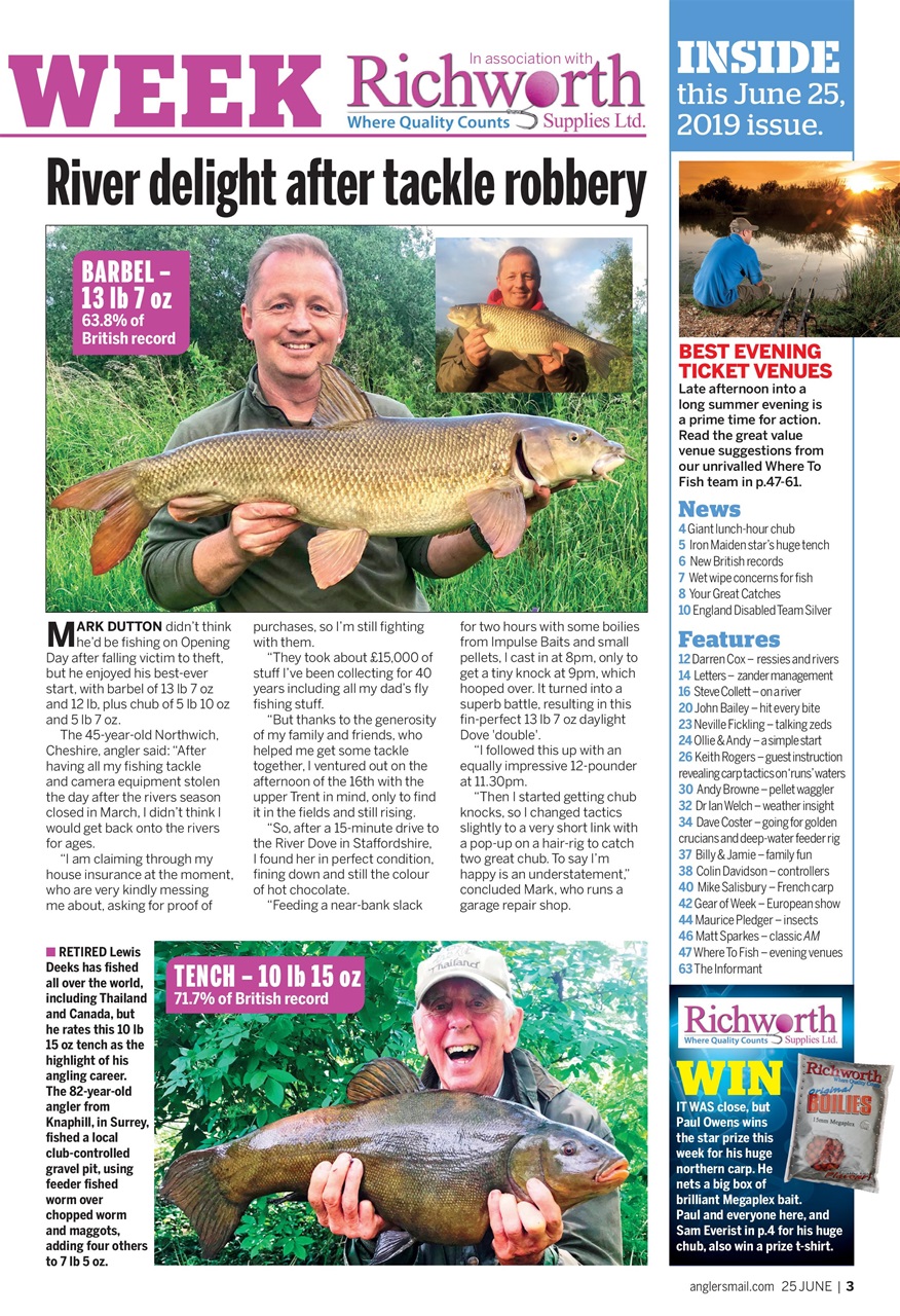 Anglers Mail Preview Pages