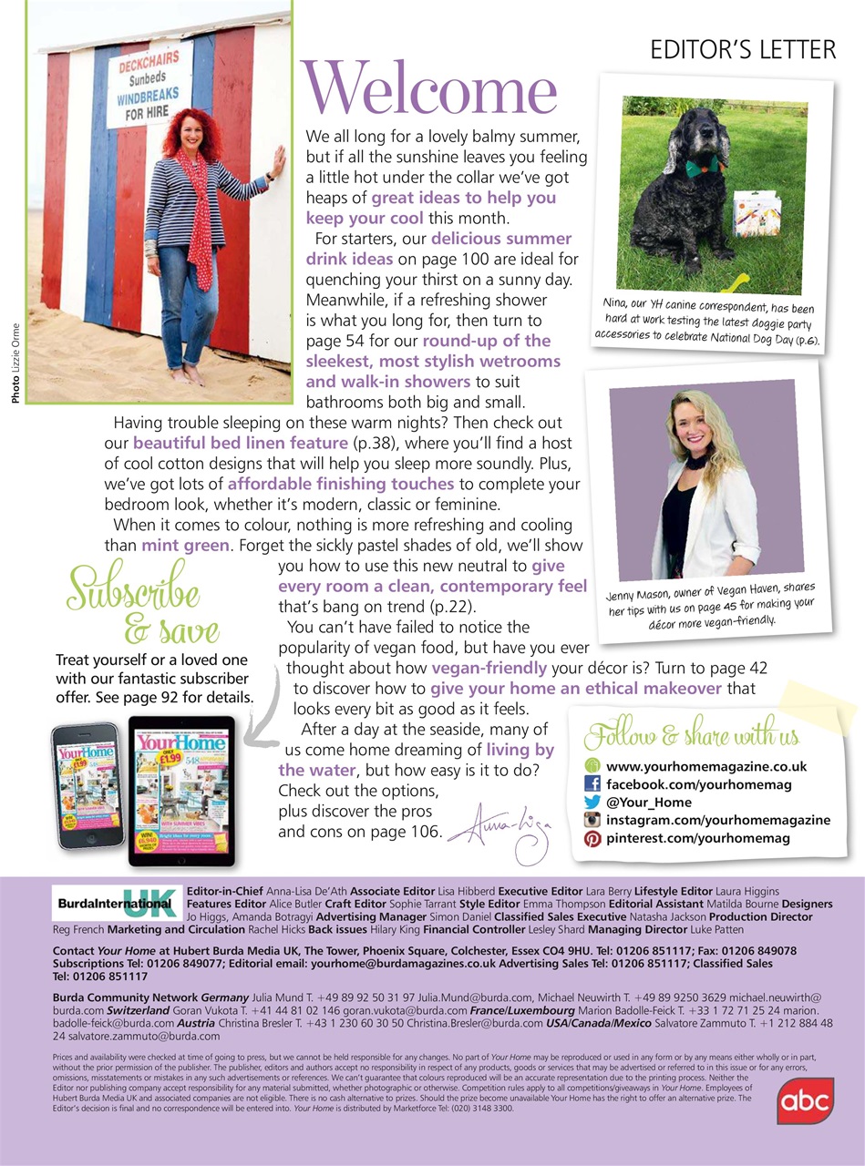 Your Home Magazine Preview Pages