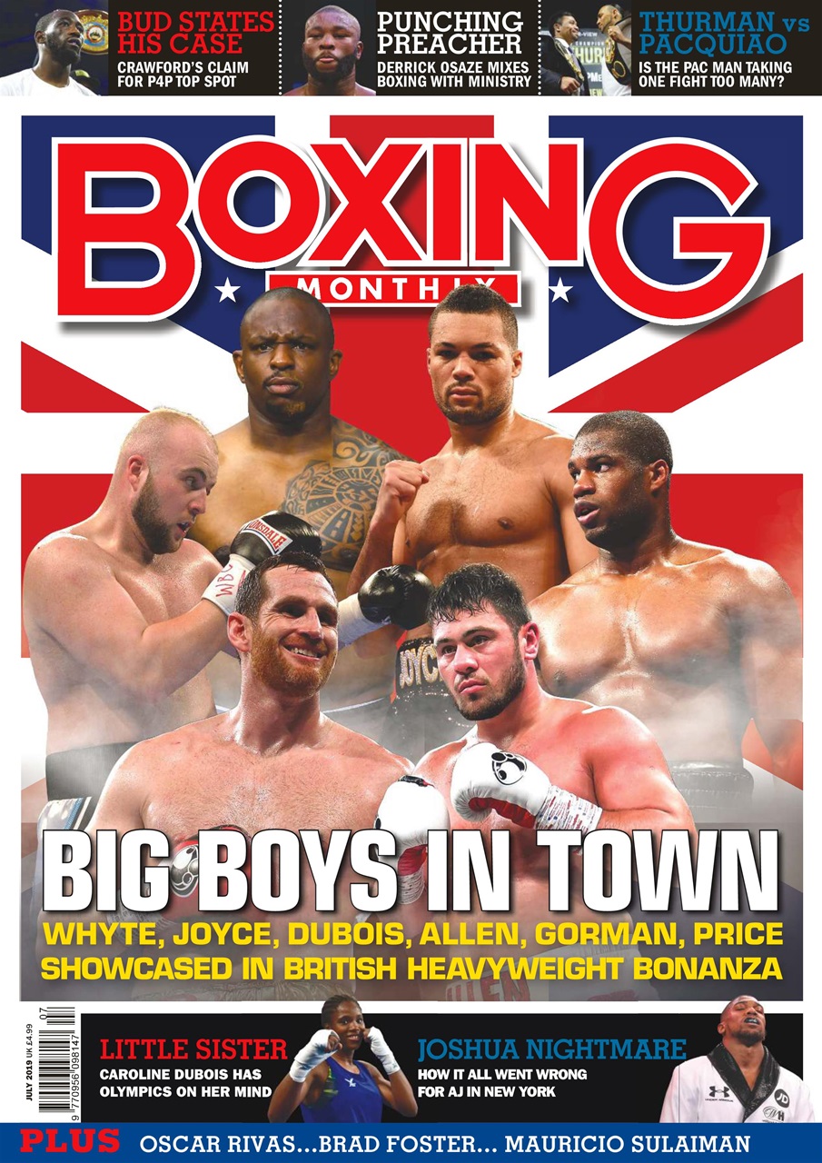 Boxing Monthly Preview Pages