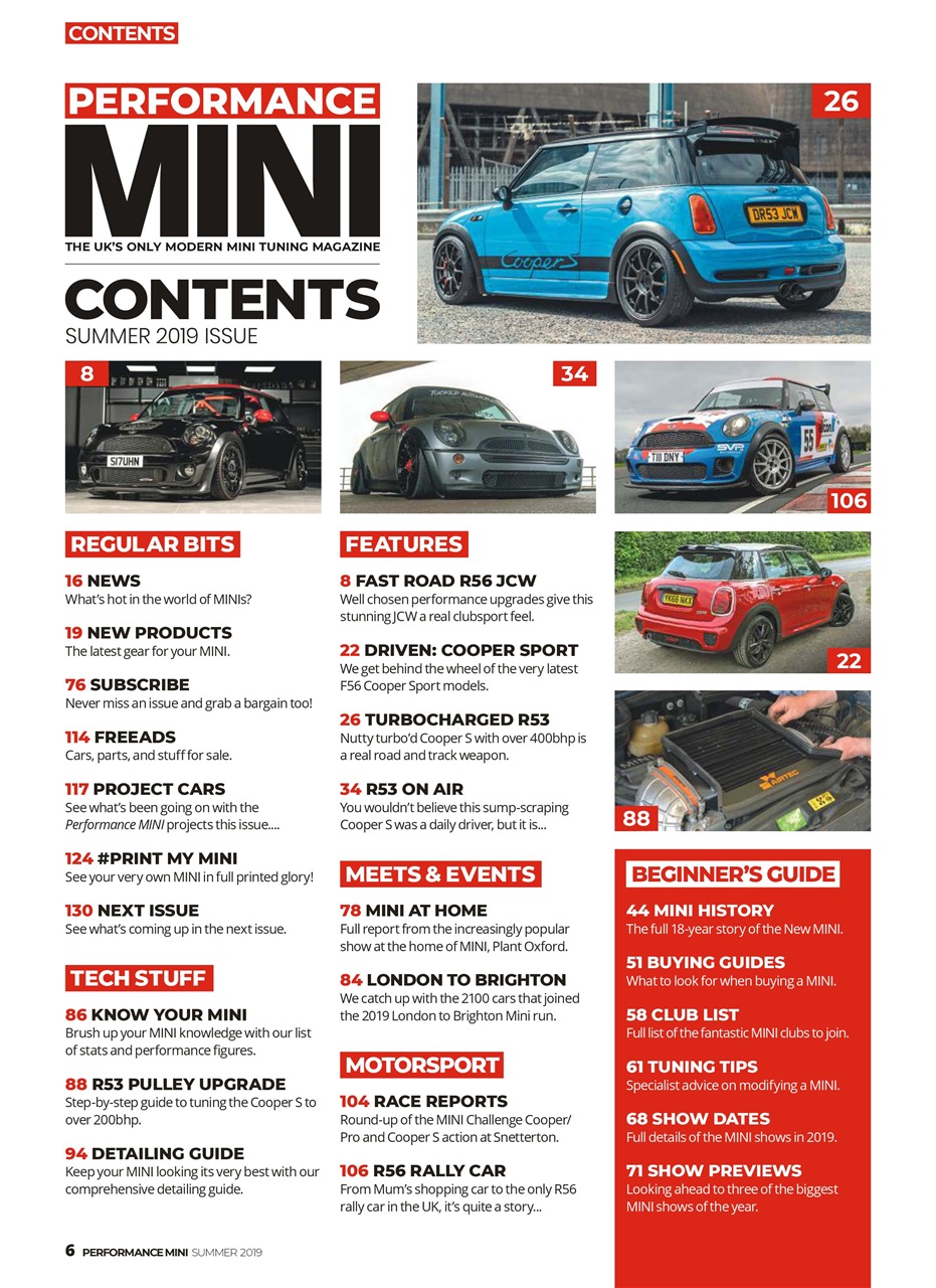 Performance Mini Preview Pages