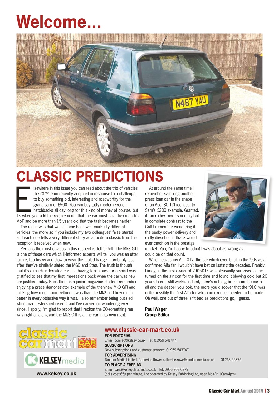 Classic Car Mart Preview Pages