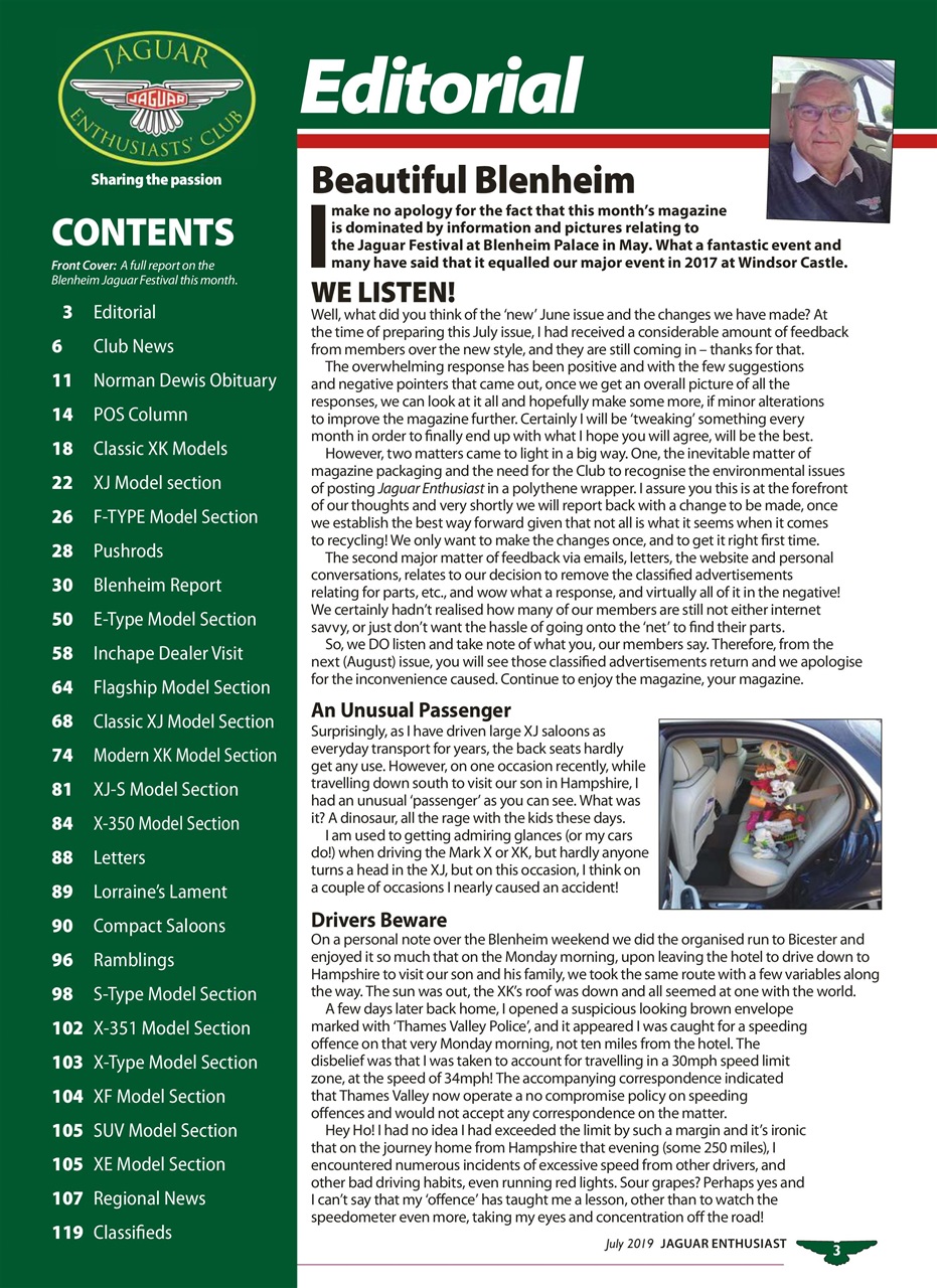 Jaguar Enthusiast Preview Pages
